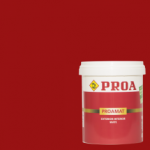 Pintura plástica mate proamat antimoho rojo oxido